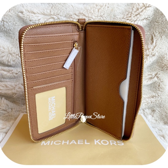 MICHAEL KORS JST MF WALLET WRISTLET LUGGAGE - Picture 5 of 5